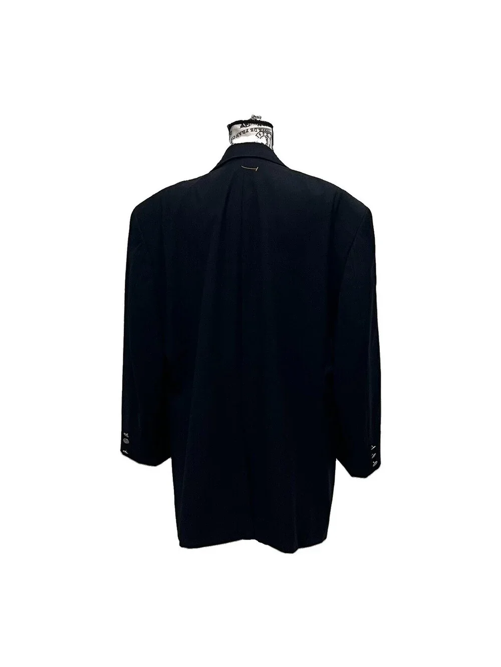 Chaps Black Blazer Men’s 48R Classic Fit Suit Jacket Formal 100% Wool-Laine